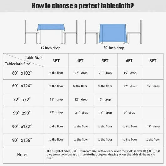 10 pcs 60" x 102" Rectangle Polyester Tablecloth-White