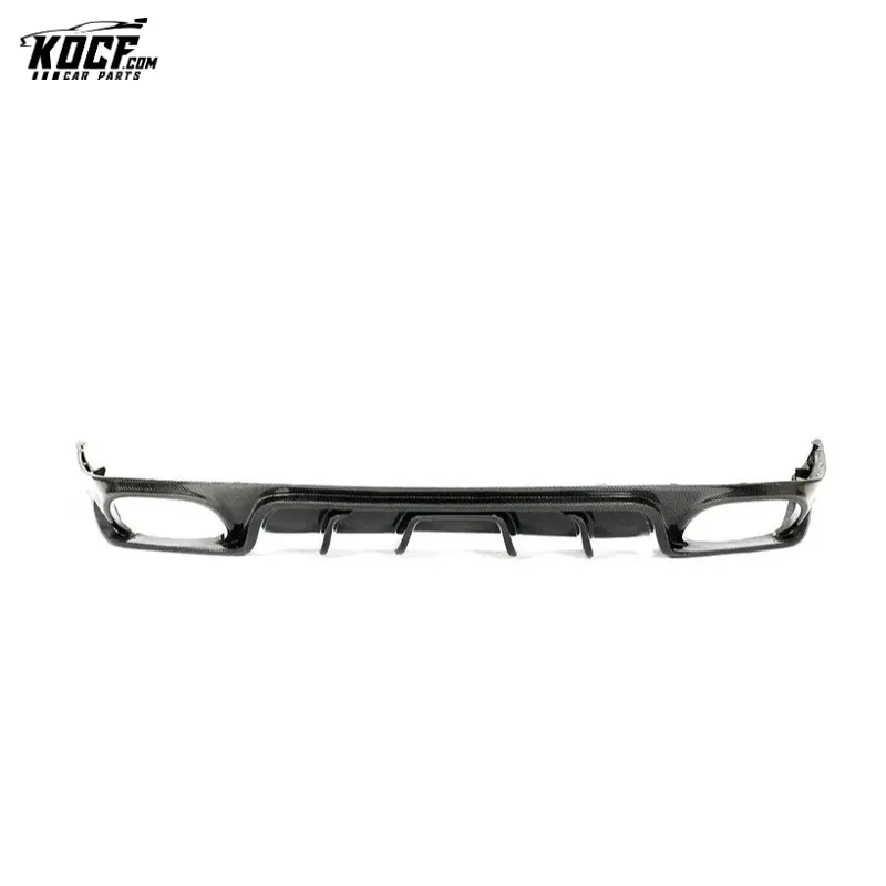 2010-2013 Carbon Fiber Rear Bumper Spoiler Diffuser Lip For Porsche Panamera 970.1
