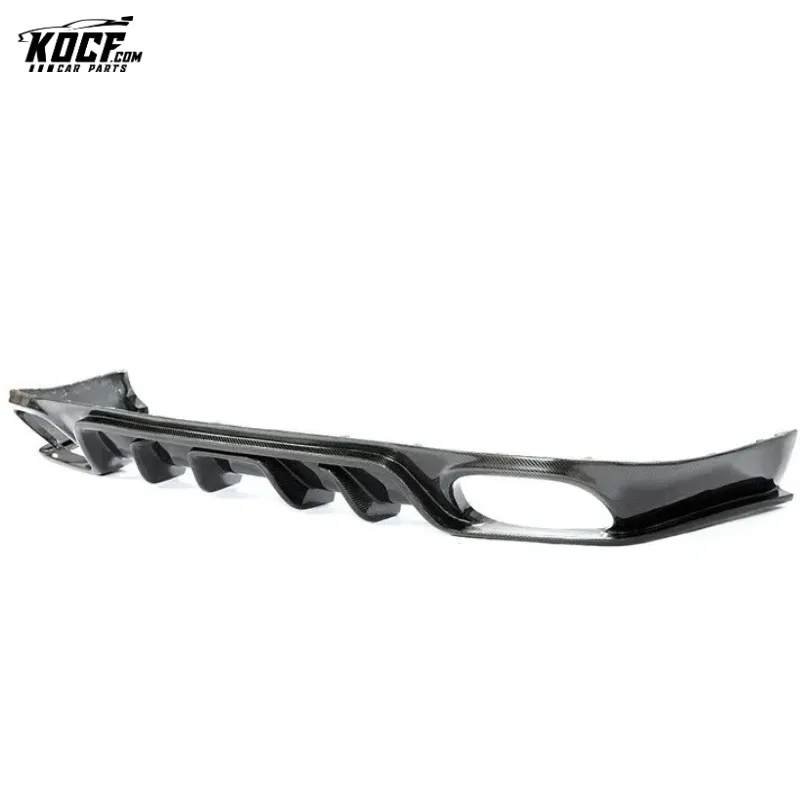 2010-2013 Carbon Fiber Rear Bumper Spoiler Diffuser Lip For Porsche Panamera 970.1