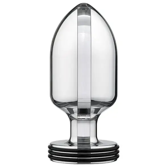 4.7-inch Electrastim Stainless Steel Silver Electro Anal Butt Plug