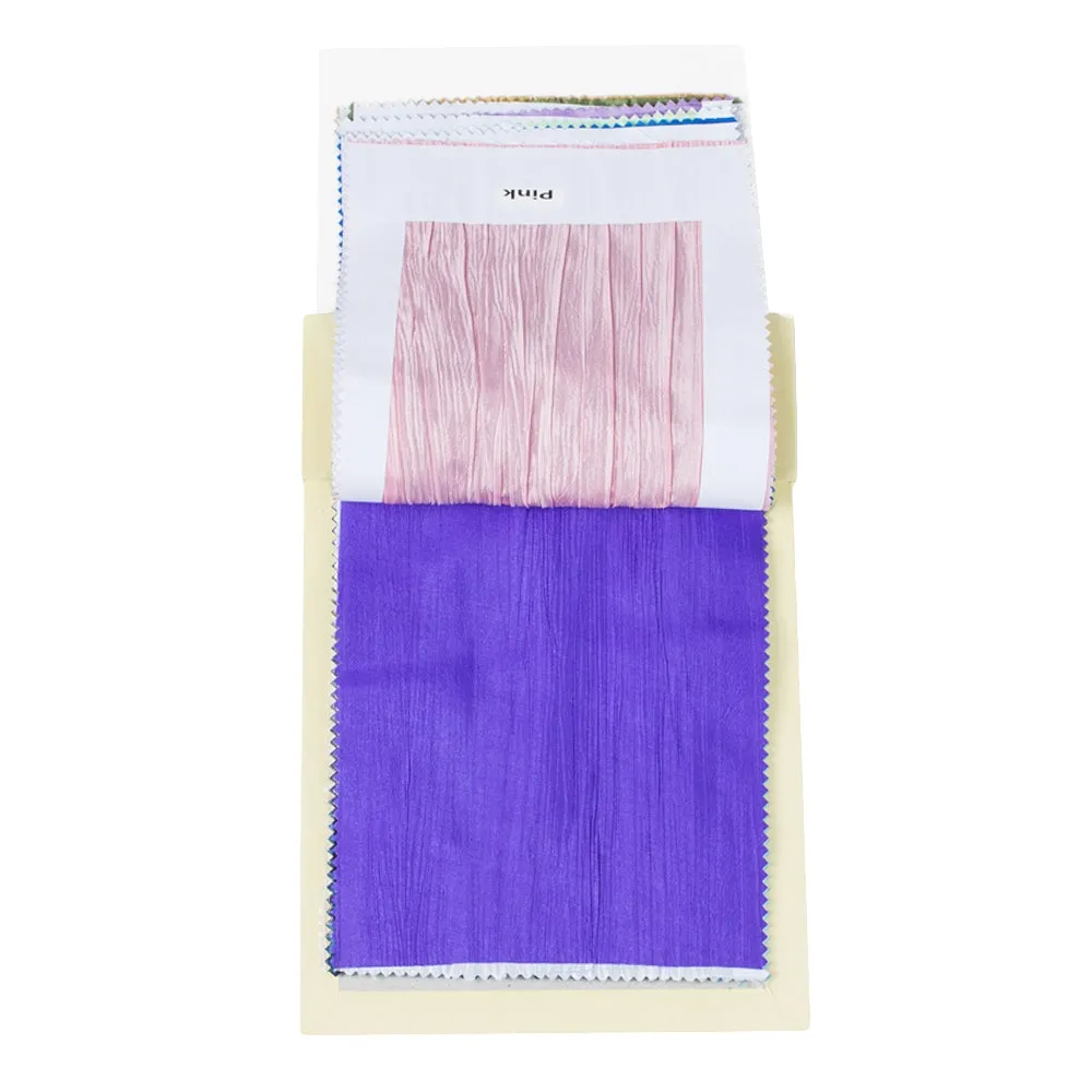 Accordion Crinkle Swatch Booklet