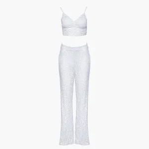Anastasia Beaded Bra Crop Top