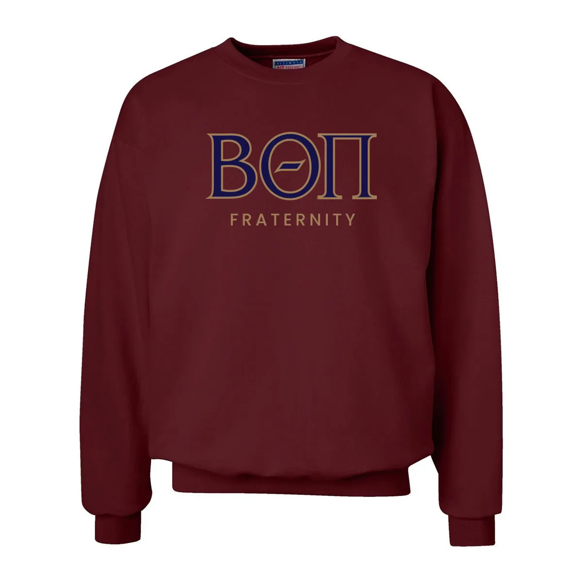 Beta Maroon Old School Crewneck