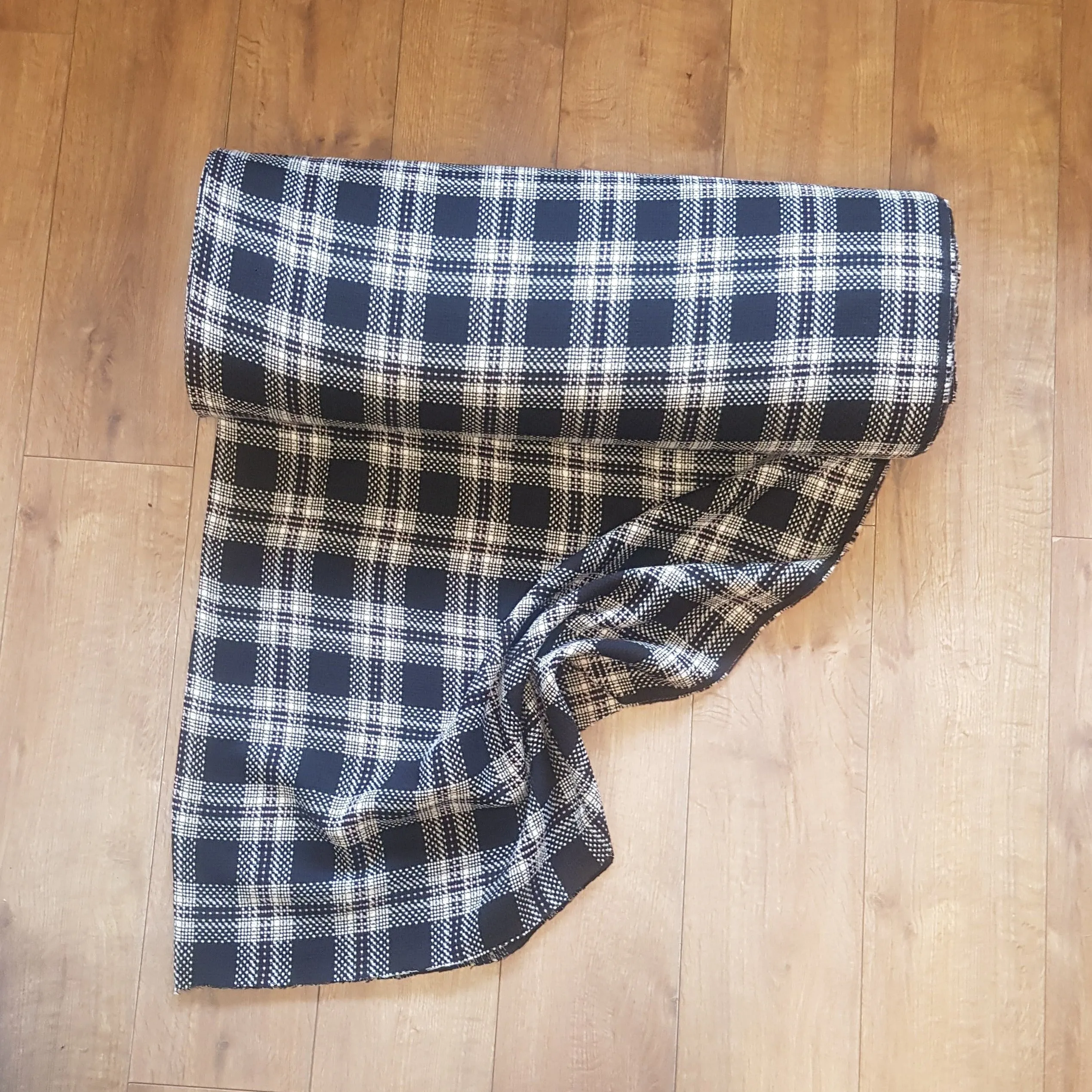 Check Wool Fabric