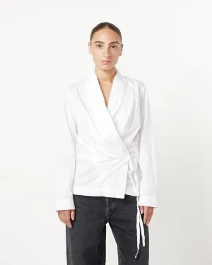 Cherry Shirt in White