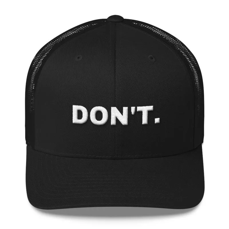 DON'T Feminist Trucker Hat, Feminist Cap