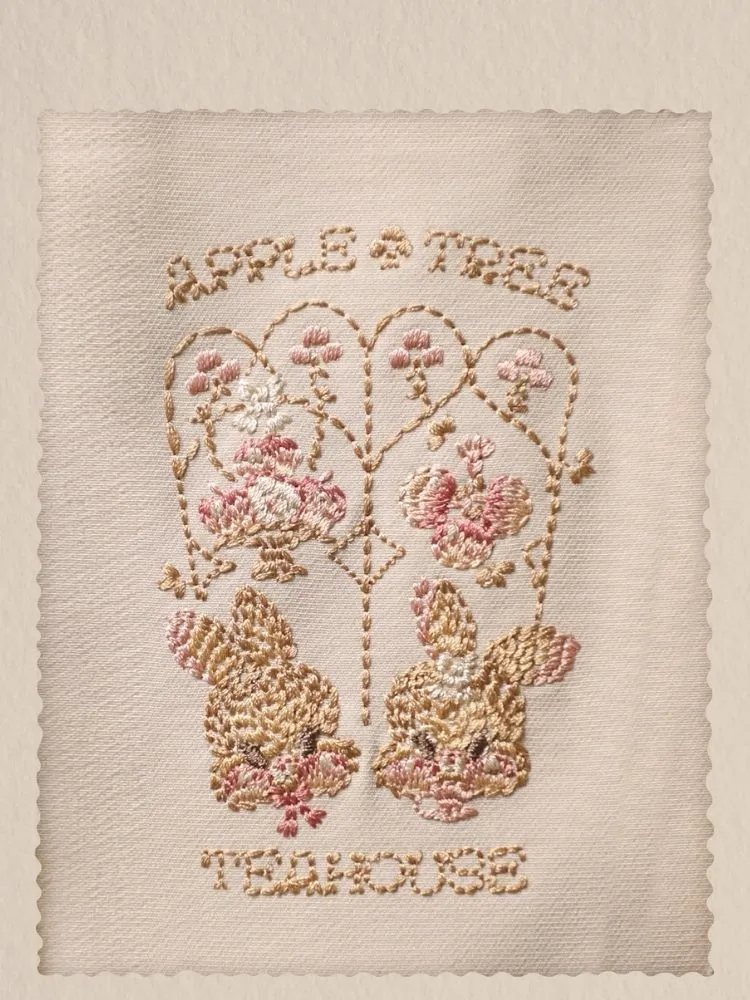 Embroidered Detachable Back Dress【s0000006929】