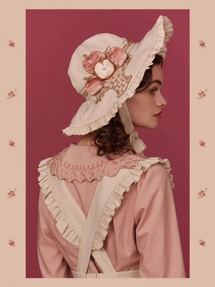 Embroidered Detachable Back Dress【s0000006929】
