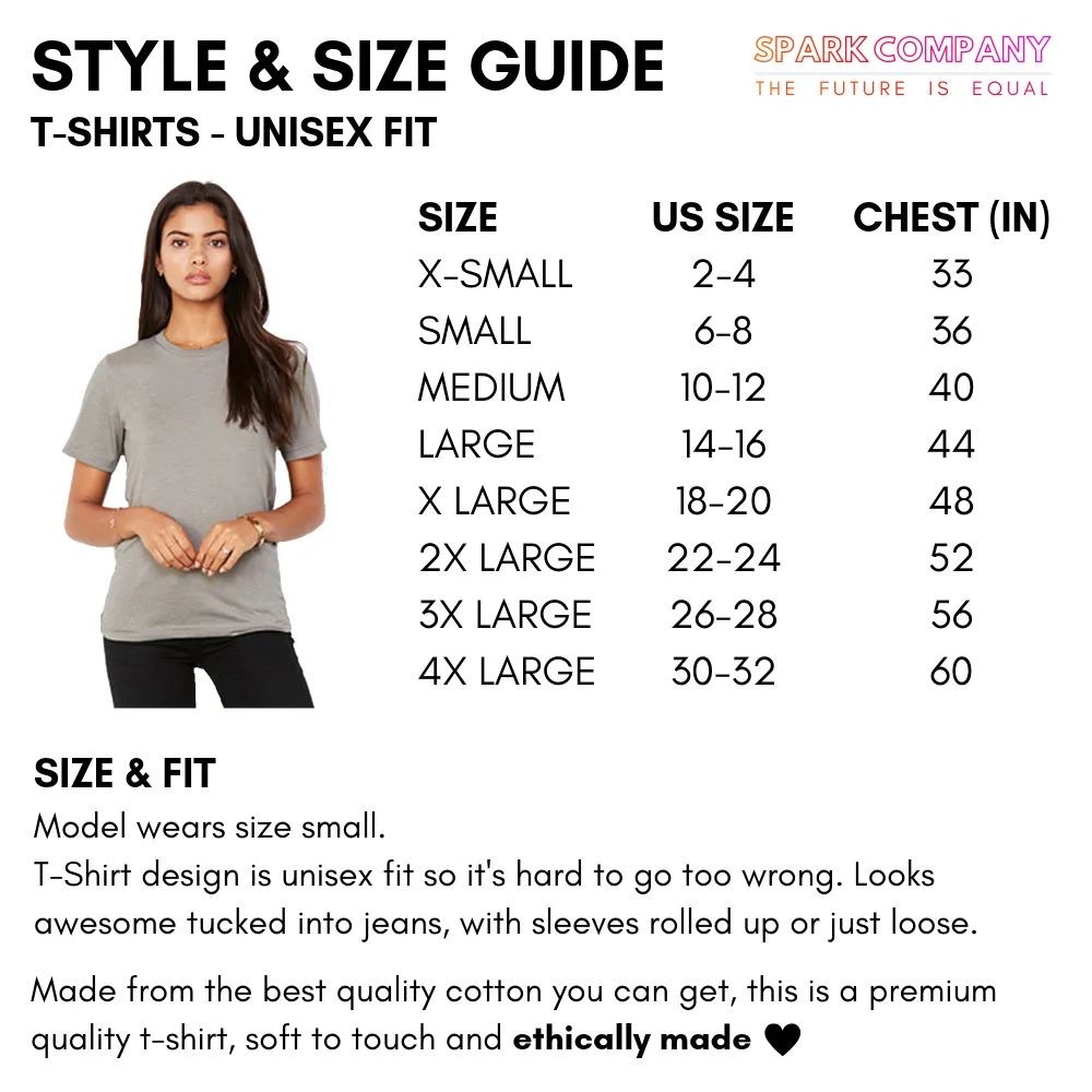 Embroidered Grr Heart Feminist T-Shirt