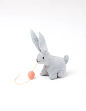 Felted Animal Ornament Bunny