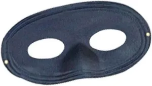 Forum Novelties Black Satin Domino Mask