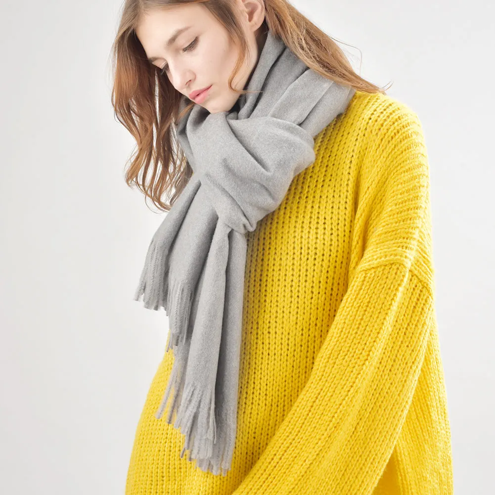 FURTALK Women Winter Cashmere Scarf Shawls SKY 310g Drop Shipping SFFW006