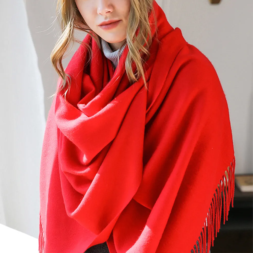 FURTALK Women Winter Cashmere Scarf Shawls SKY 310g Drop Shipping SFFW006