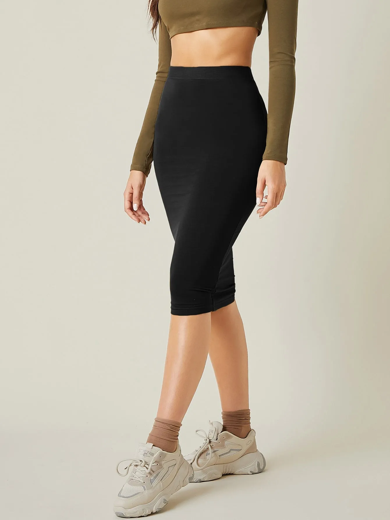 High Waist Bodycon Skirt