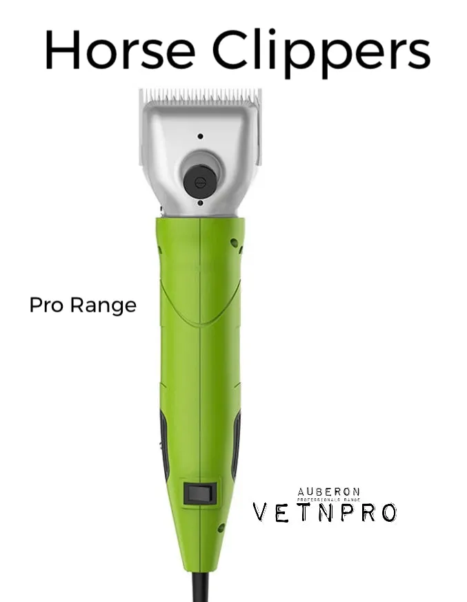 Horse Clippers Pro Range 150W Slim design lightweight >10000 hrs working life