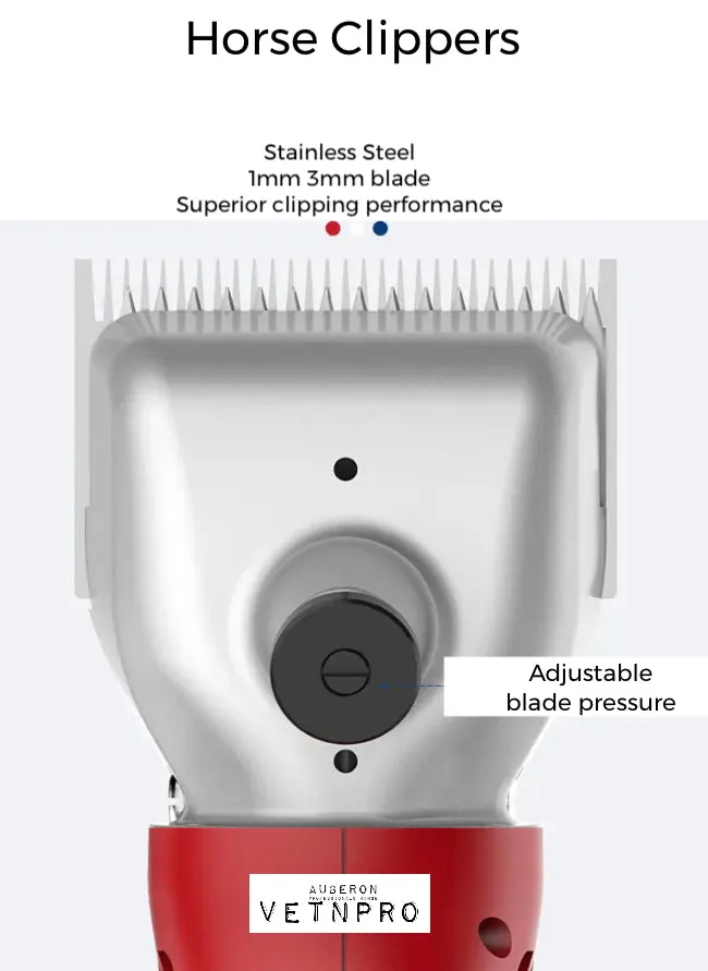 Horse Clippers Pro Range 150W Slim design lightweight >10000 hrs working life