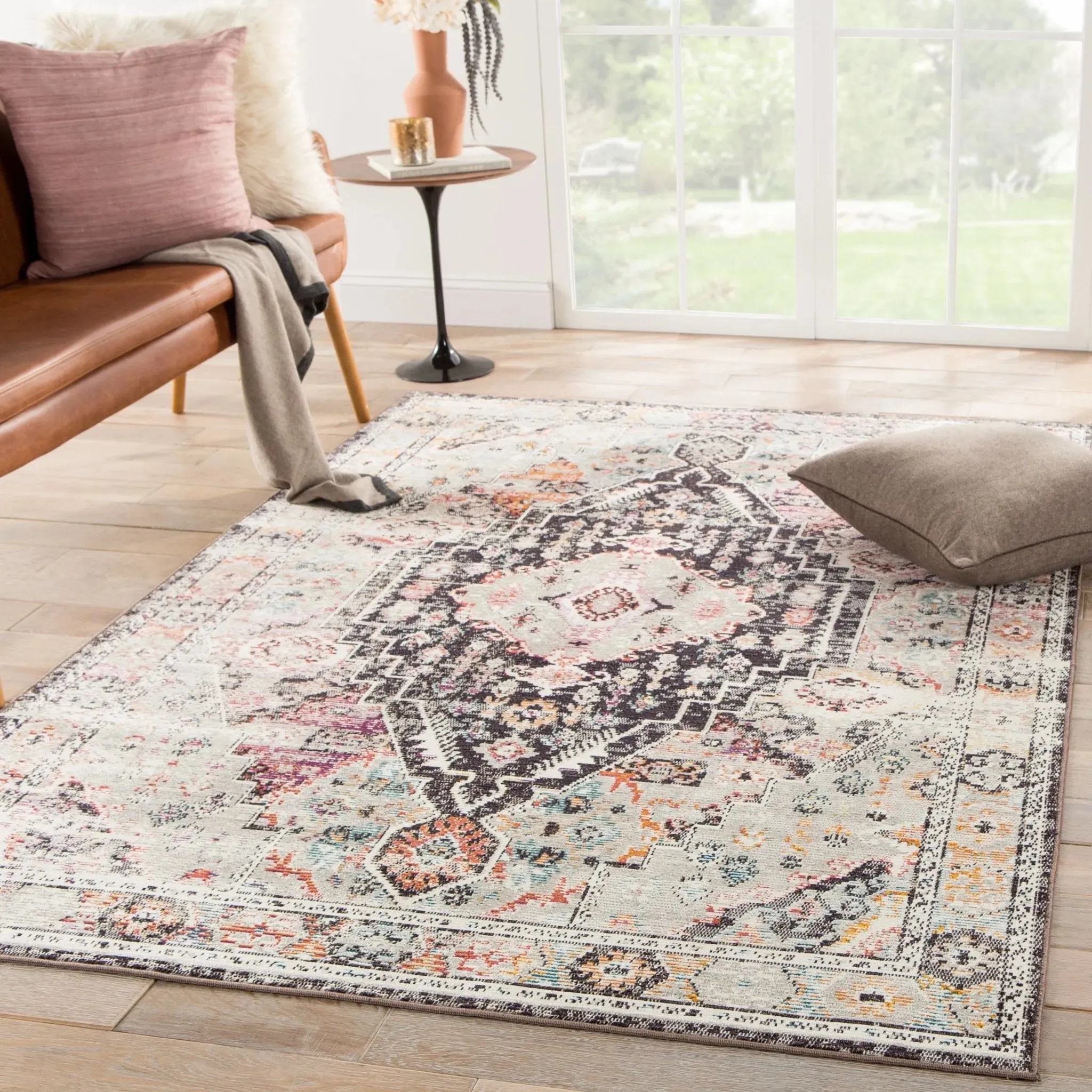 Indie IDE01 Brown/Pink Rug