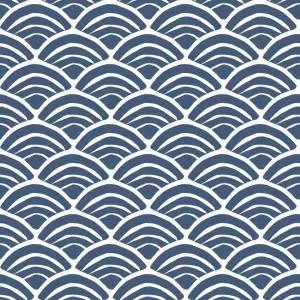 Jane Dixon Coastal Scallop Peel & Stick Wallpaper