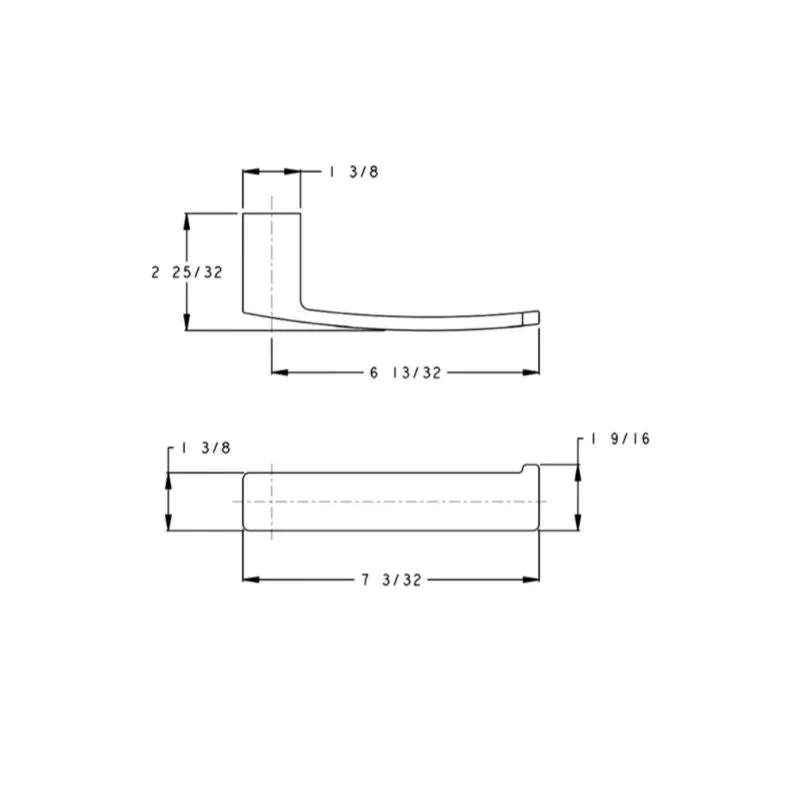 Kenzo 7.09" Flat Bar Toilet Paper Holder in Brushed Nickel