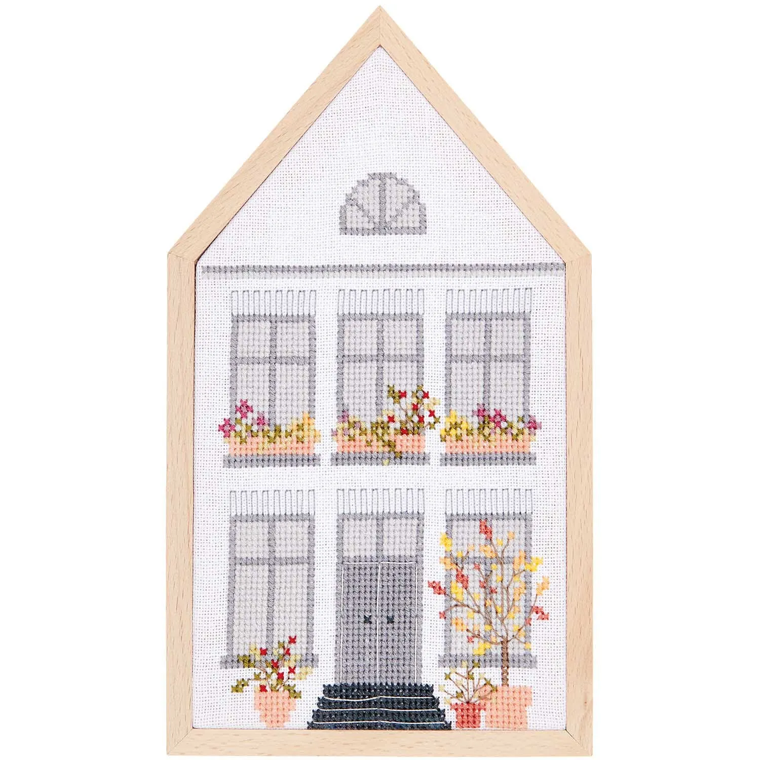 Medium Autumn House Cross Stitch Kit