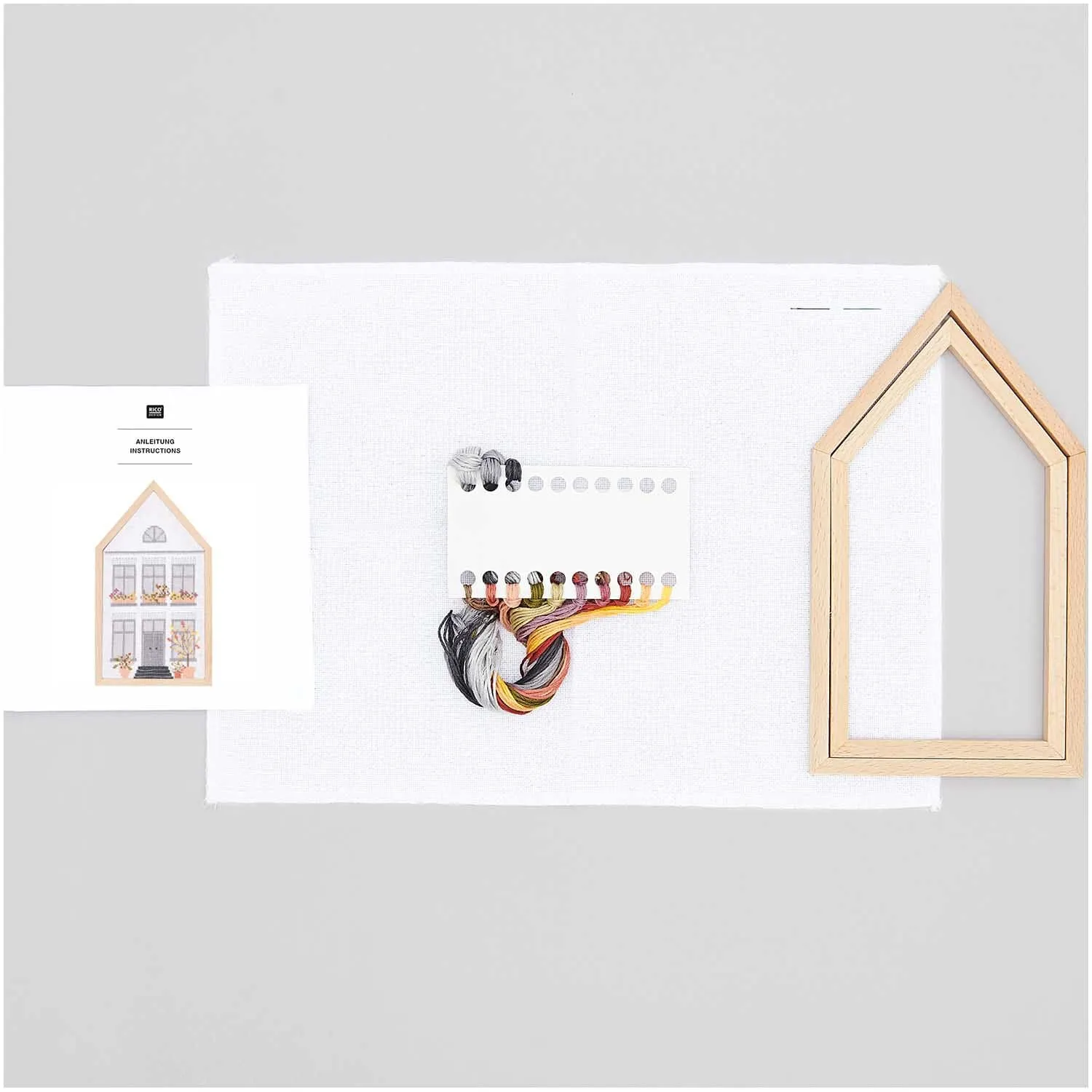 Medium Autumn House Cross Stitch Kit