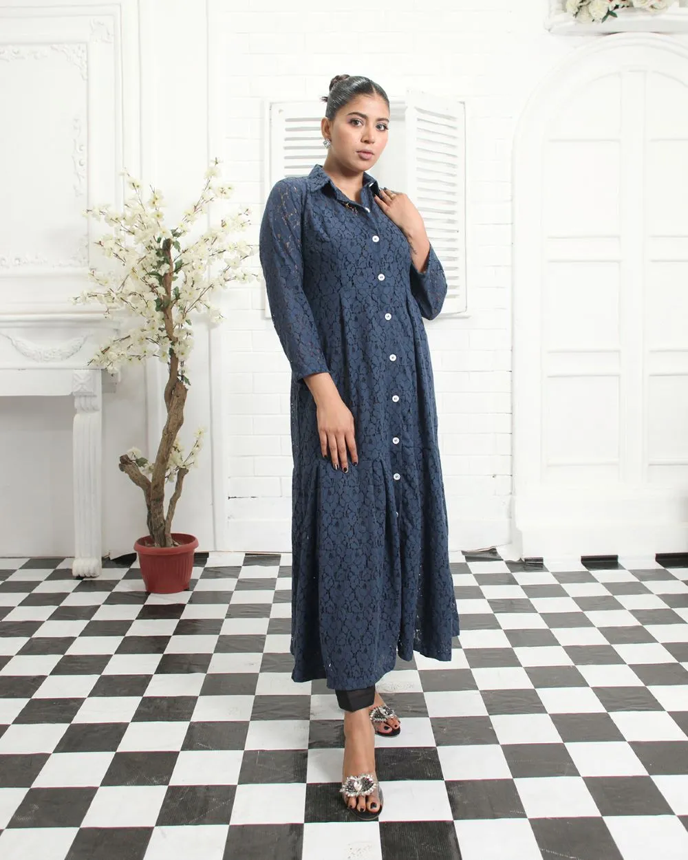 Midnight Blue Frock