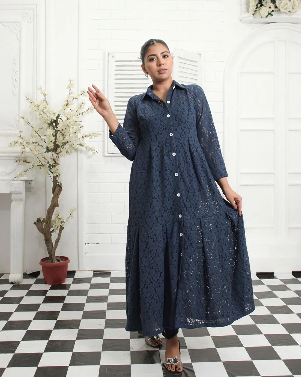 Midnight Blue Frock