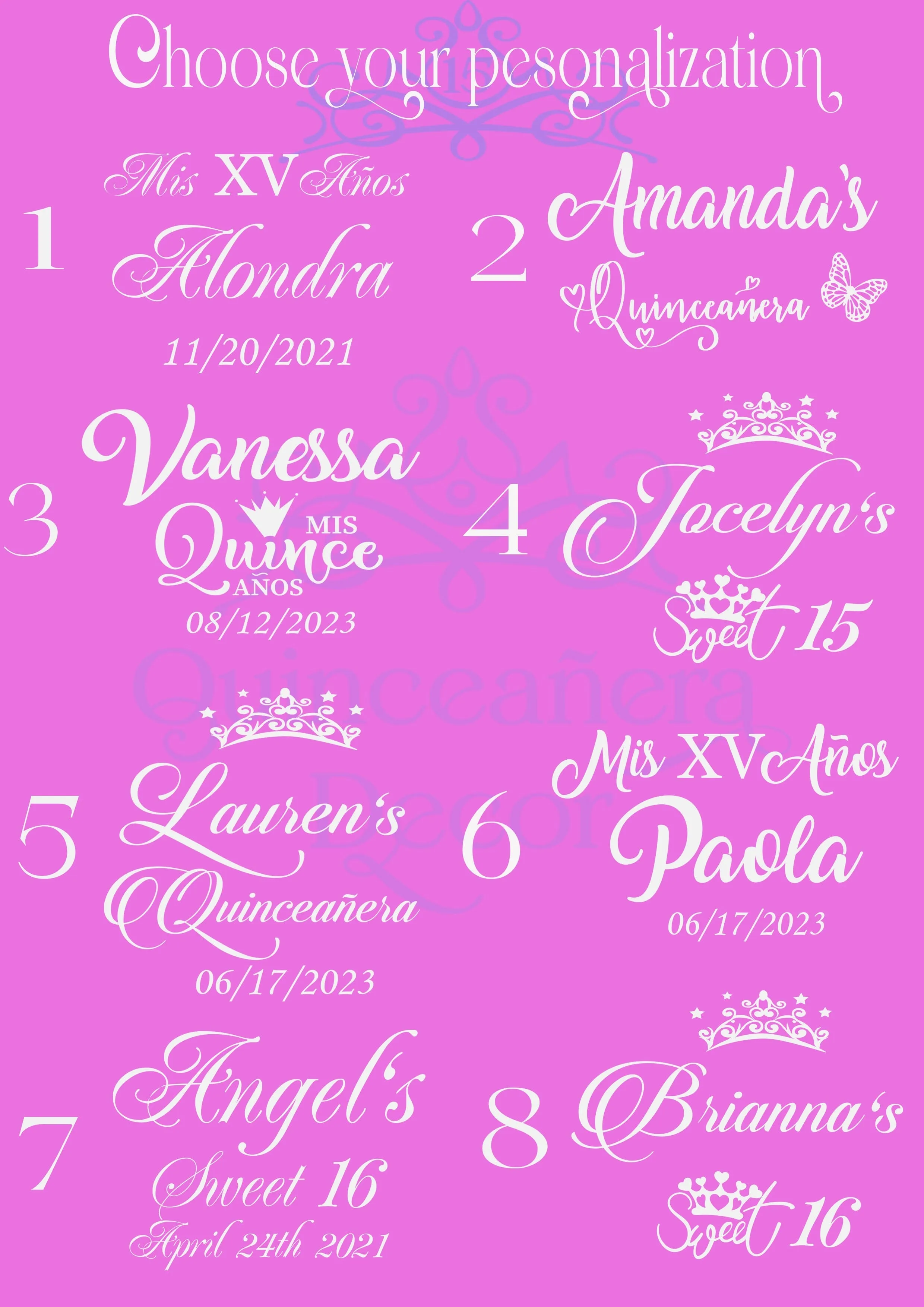 Navy Blue with silver quinceanera brindis package