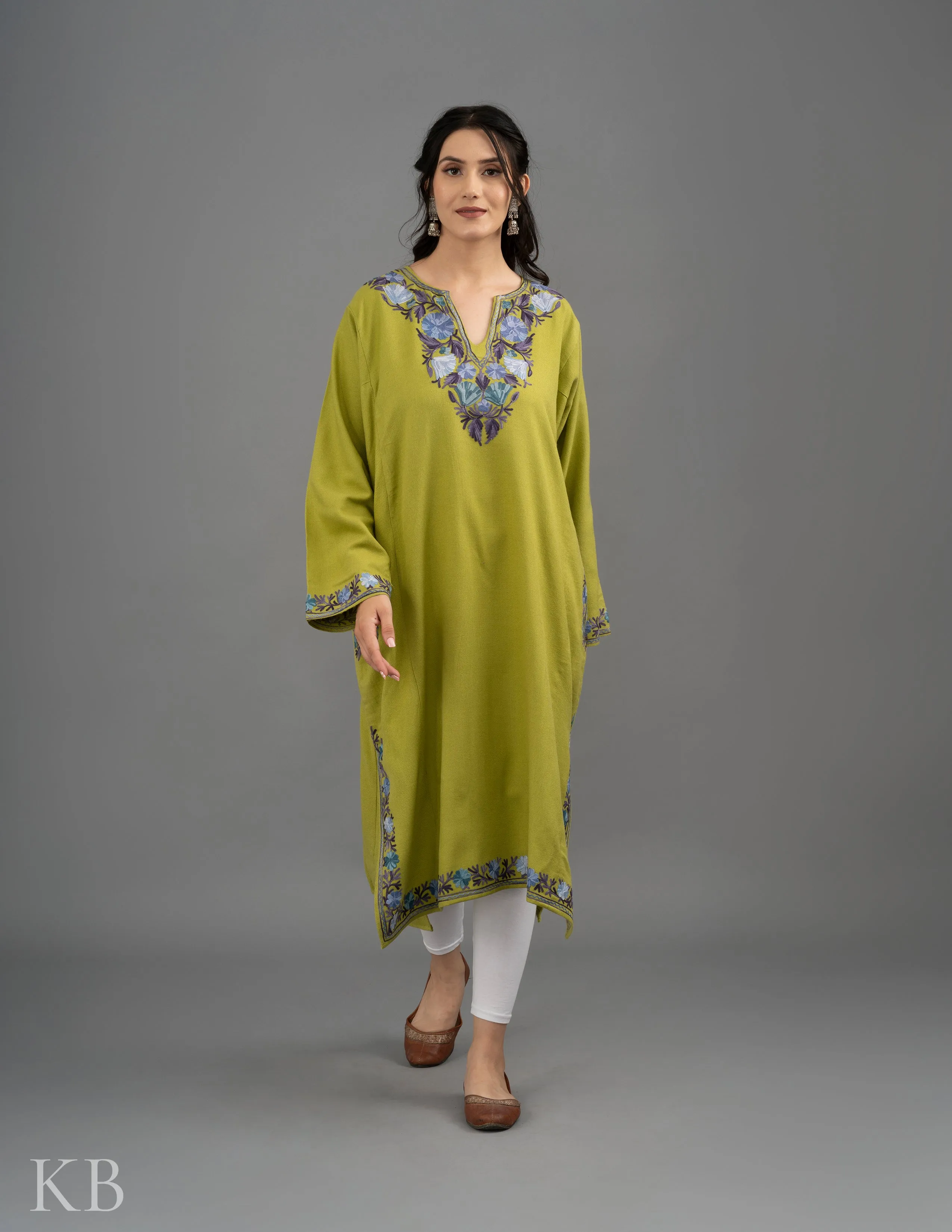 Rang-e-Khizan Avocado Blossom  Aari Phiran