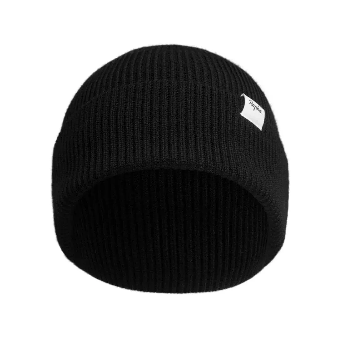 RAPHA Logo Beanie - BLK Black