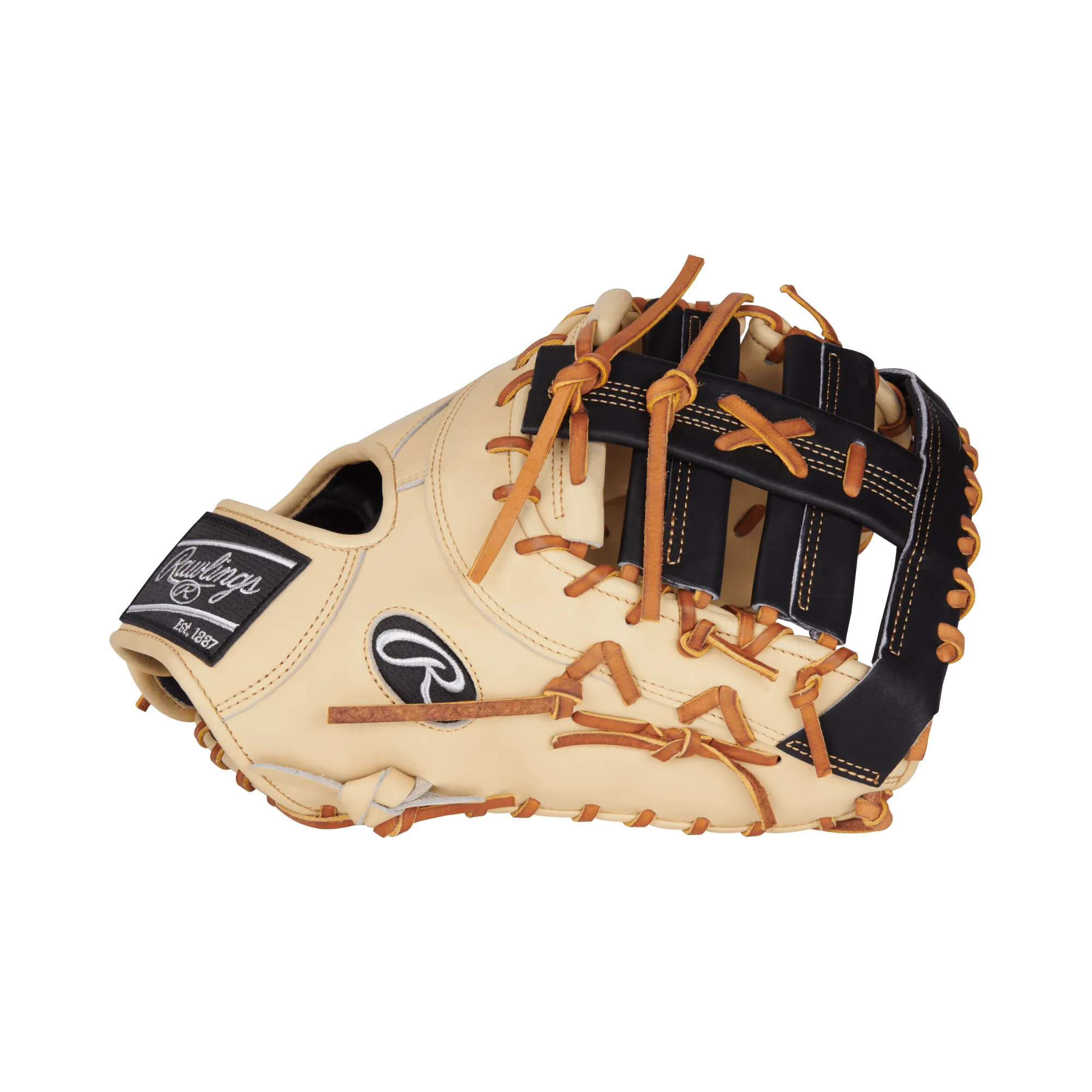 Rawlings Heart Of The Hide Series First Base Mitt 13" Camel/Black LHT