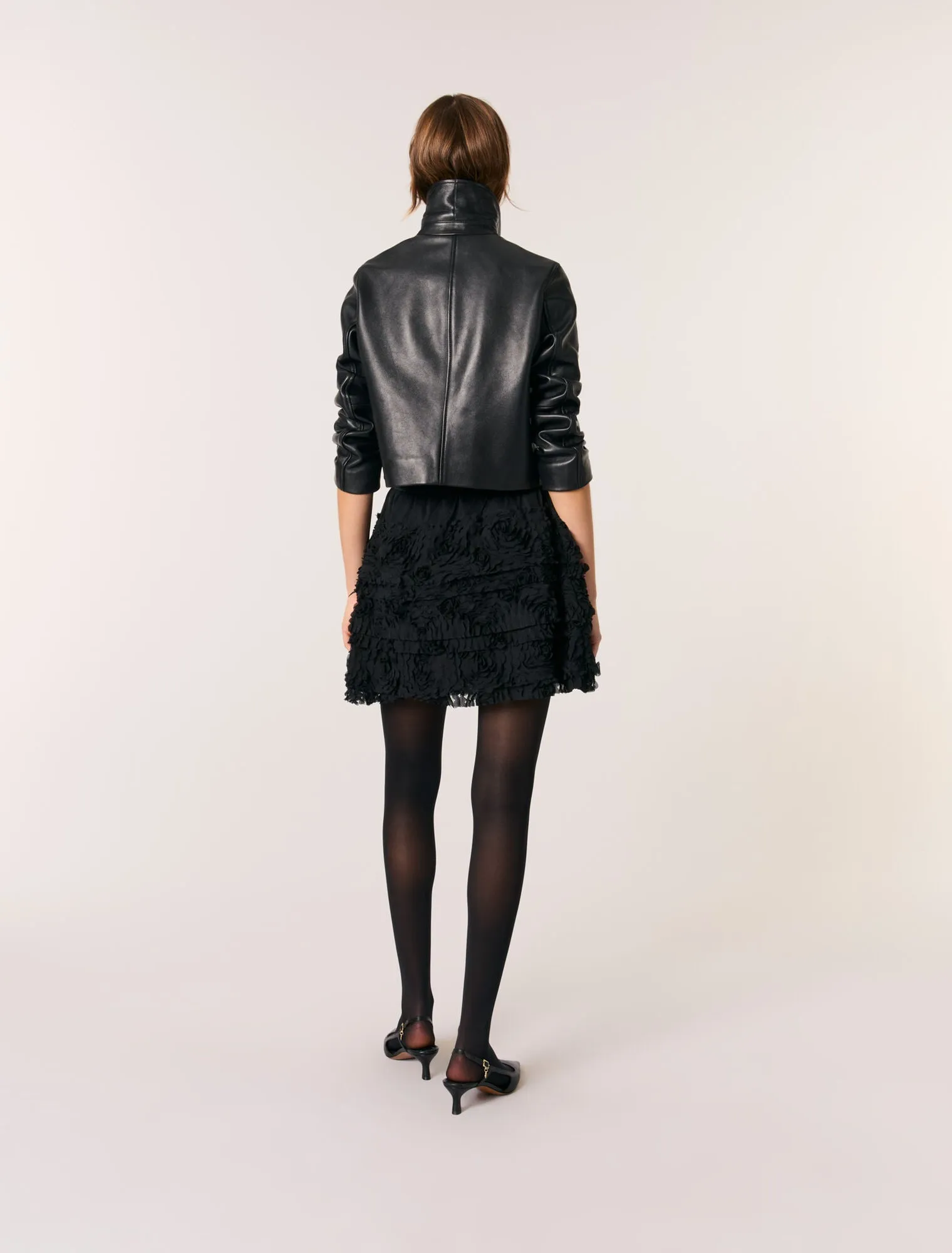 Short Embroidered Skirt