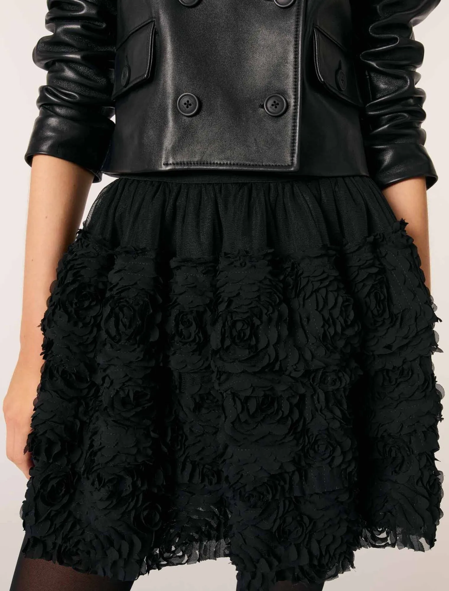 Short Embroidered Skirt