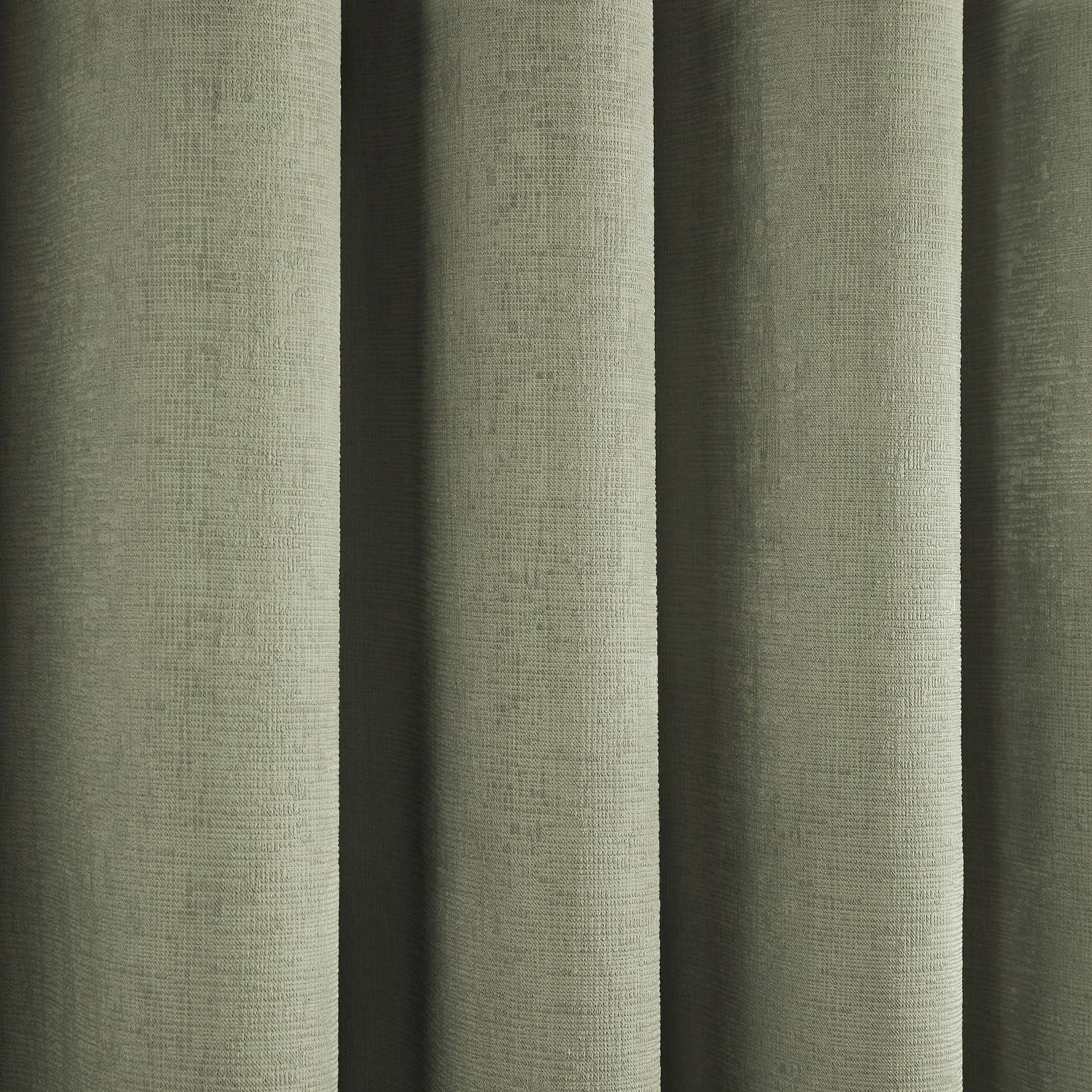 Strata Pair of Eyelet Curtains by Fusion in Green