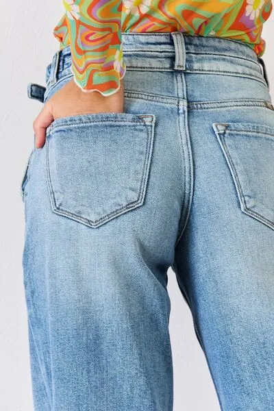 TEEK - High Waist Wide Leg Jeans