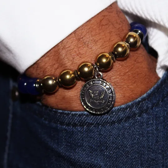 U.S. Navy Bead Bracelet