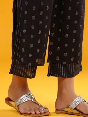 Uttara Double Layered Pant In Blue