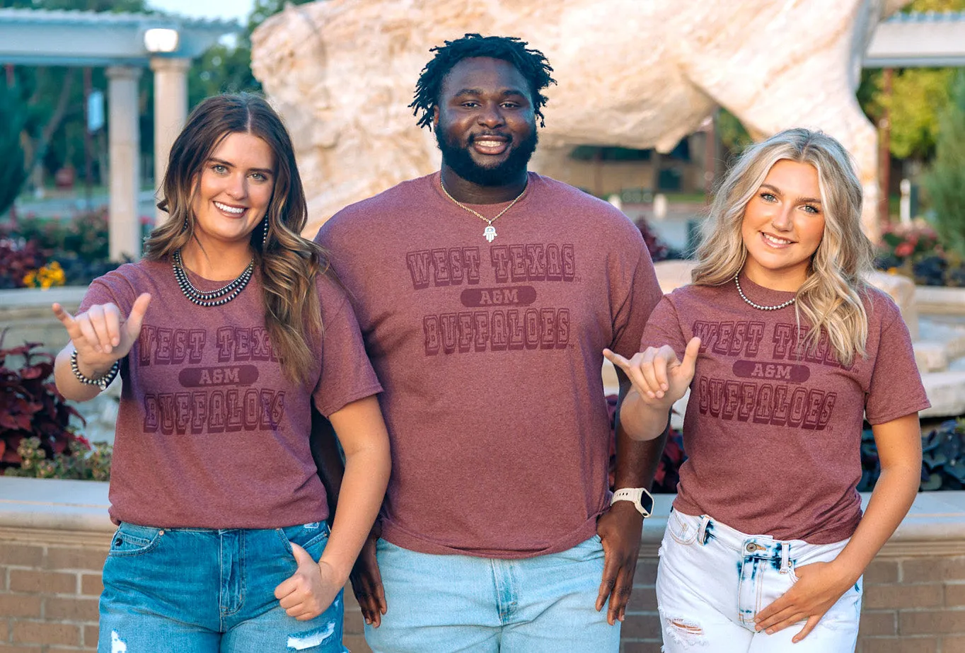 West Texas A&M Tone on Tone Tee