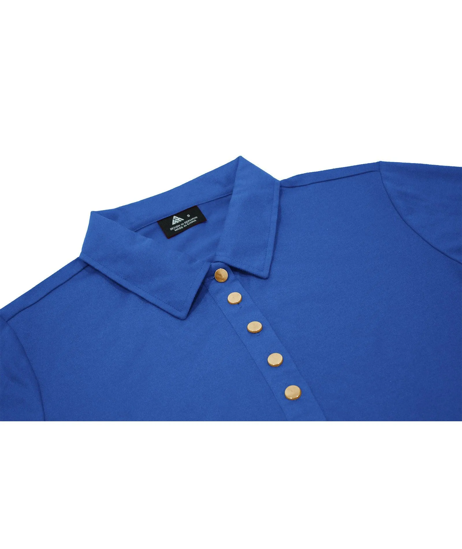 Women's Button Up Business Casual Polo Shirt-ZPK008236